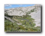 2005-08-20 Lyell (54) look back at John Muir Trail and the Donohue Pass